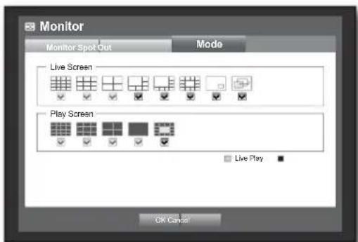 Hanwha SRD-1650DC - Setting the Screen Mode - 1