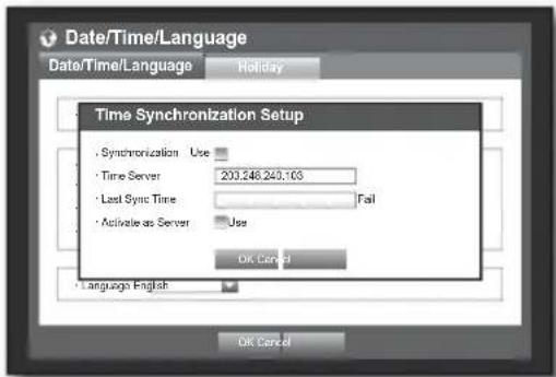 Hanwha SRD-1650DC - Setting the Date/Time/Language - 4
