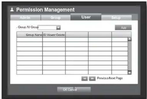 Hanwha SRD-1650DC - Setting the User - 1