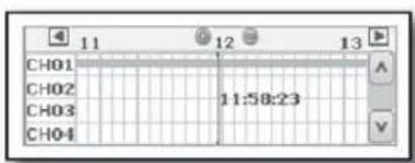 Hanwha SRD-1650DC - SEARCHING THE RECORDED VIDEO IN THE TIMELINE - 3