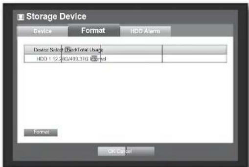 Hanwha SRD-1650DC - Formatting - 1