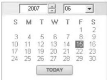 Hanwha SHR-5160 - SEARCHING THE RECORDED VIDEO IN THE CALENDAR - 2