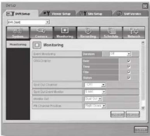 Hanwha SHR-5160 - - Monitoring Setup - 1