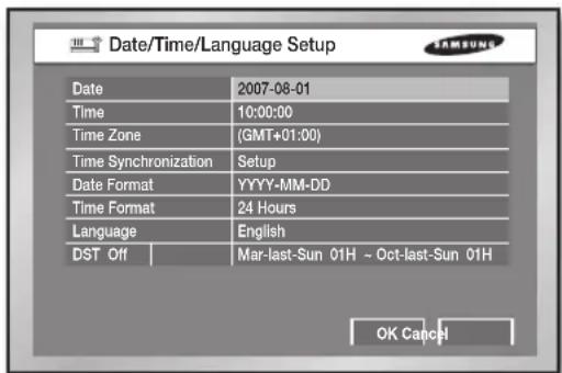 Hanwha SHR-5160 - Date/Time/Language Setup - 1