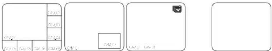 Hanwha SHR-5160 - Live screen modes - 1