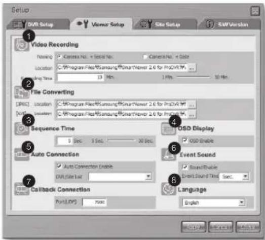 Hanwha SHR-5160 - Viewer Setup - 2