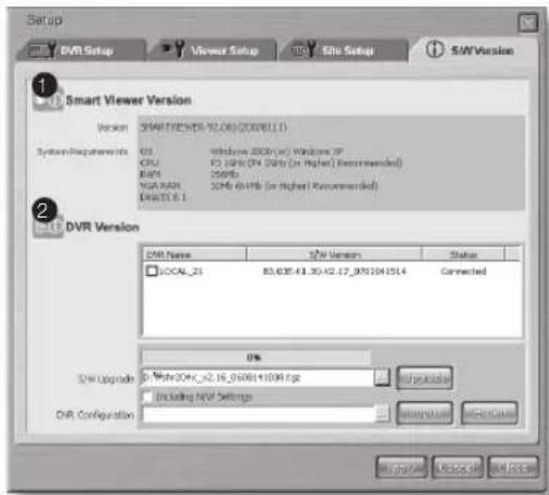 Hanwha SHR-5160 - S/W Version - 2