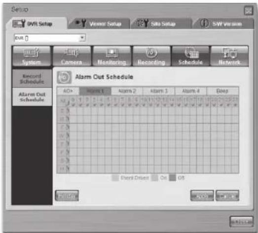 Hanwha SHR-5160 - - Schedule - 2