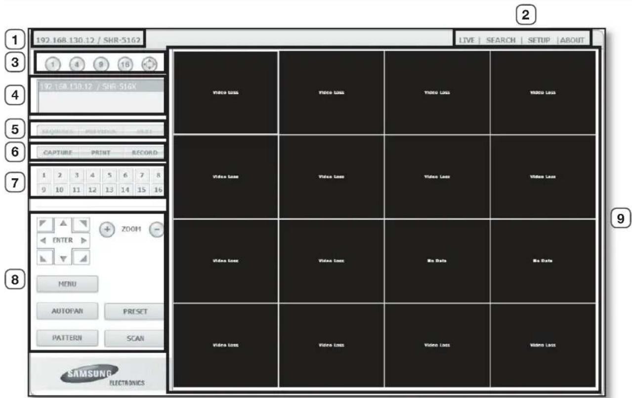 Hanwha SHR-5160 - CONNECTING Web Viewer - 11