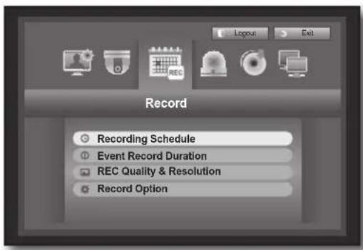 Hanwha SRD-470D - Recording Schedule - 1