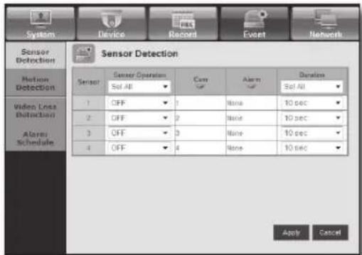 Hanwha SRD-470D - Sensor Detection - 1