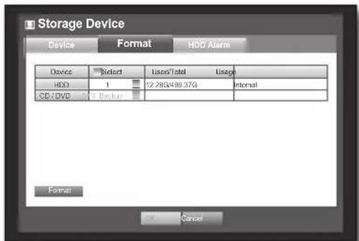 Hanwha SRD-470D - Formatting - 1
