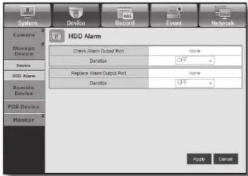 Hanwha SRD-470D - - HDD Alarm - 1