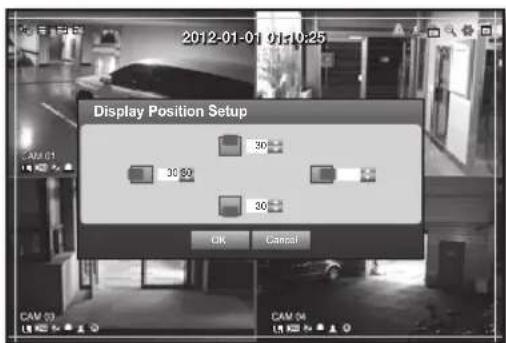 Hanwha SRD-470D - Setting Display position - 1