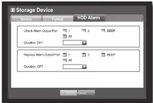 Hanwha SRD-470D - HDD Alarm - 1