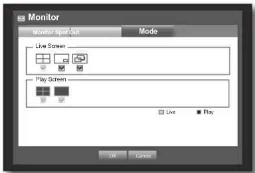 Hanwha SRD-470D - Setting the Screen Mode - 1