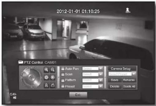 Hanwha SRD-470D - using the pTZ camera - 1