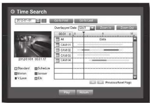 Hanwha SRD-470D - Time Search - 2