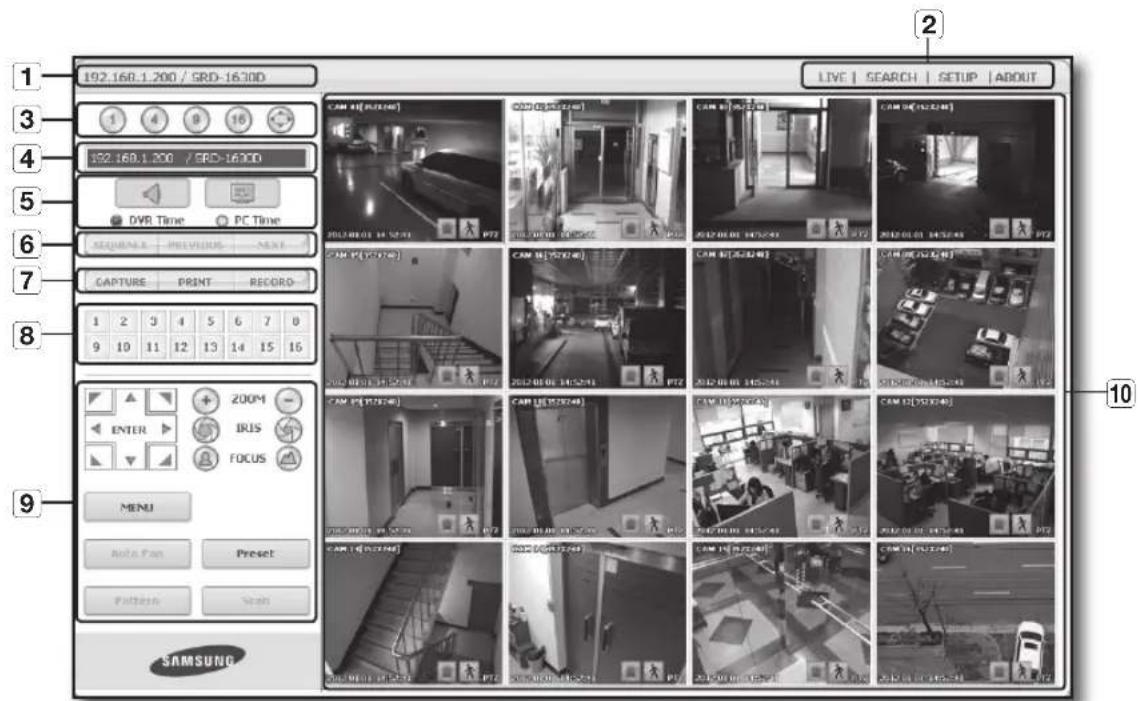 Hanwha SRD-830D - USING LIVE VIEWER - 1