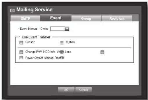 Hanwha SRD-830D - Event Setting - 1