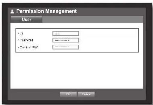 Hanwha SRD-830D - To change the user password - 1