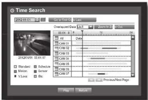 Hanwha SRD-830D - Time Search - 1