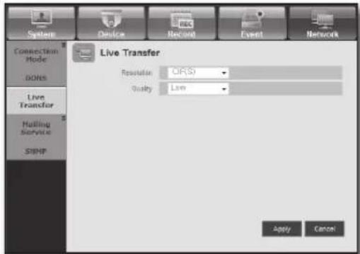 Hanwha SRD-830D - • Live Transfer - 1