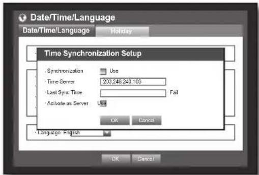 Hanwha SRD-830D - Setting the Date/Time/Language - 4