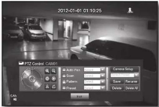 Hanwha SRD-830D - Using the PTZ camera - 1