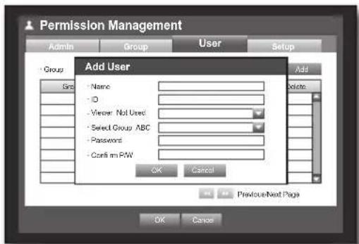 Hanwha SRD-830D - Setting the User - 2