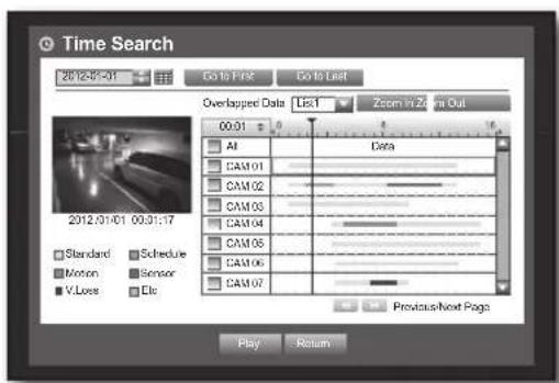 Hanwha SRD-830D - Time Search - 2