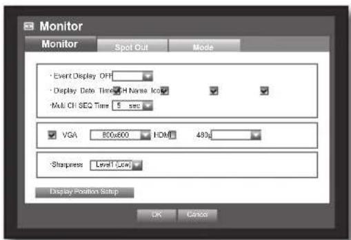Hanwha SRD-830D - Screen Setup - 1