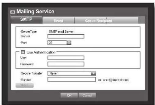 Hanwha SRD-830D - SMTP Setting - 1