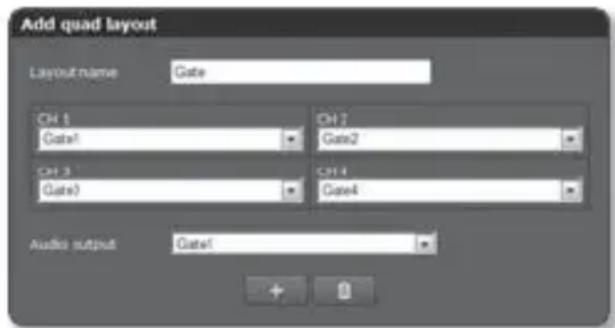 Hanwha SPD-400 - To delete a quad layout - 1