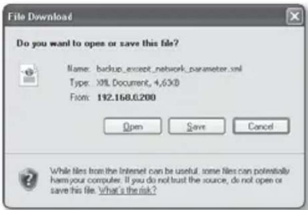 Hanwha SPD-400 - Click [Backup]. - 2