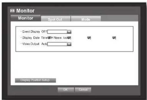 Hanwha SRD-443 - Setting Display position - 1