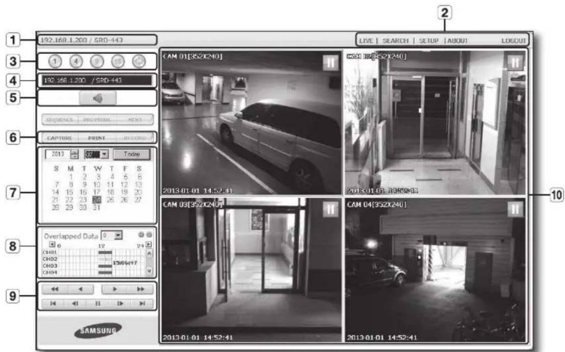 Hanwha SRD-443 - uSIng SeArch VleWer - 1