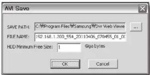 Hanwha SRD-443 - SAVIng the IIVe Screen on the Pc - 4