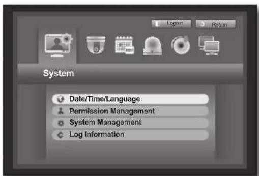 Hanwha SRD-443 - Setting the Date/Time/Language - 2