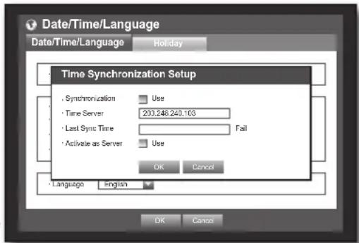 Hanwha SRD-443 - Setting the Date/Time/Language - 4
