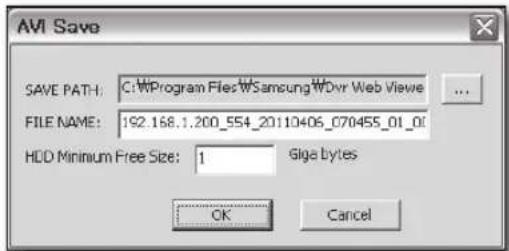 Hanwha SRD-443 - SAVIng the IIVe Screen on the Pc - 5