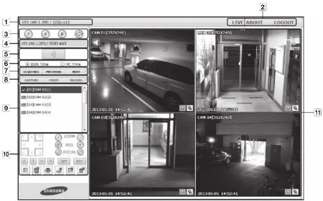Hanwha SRD-443 - USING LIVE VIEWER (Mac) - 1