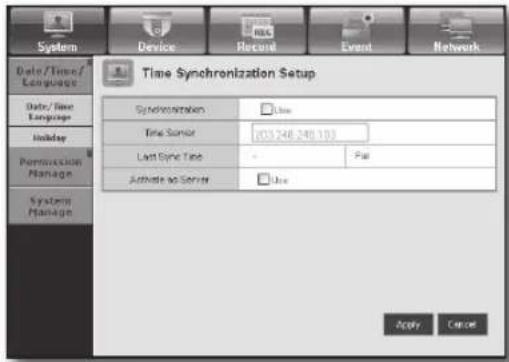 Hanwha SRD-443 - Date/Time/Language - 2