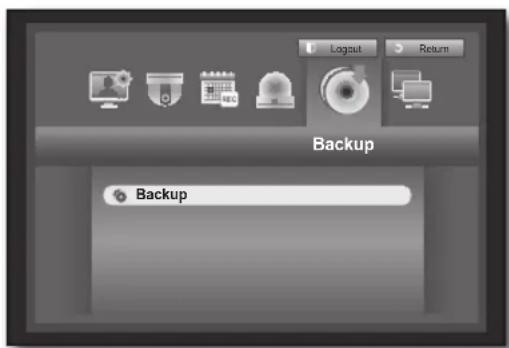 Hanwha SRD-443 - Setting the Backup - 1