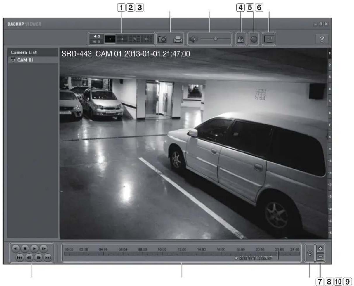 Hanwha SRD-443 - SEC BACKUP VIEWER - 1