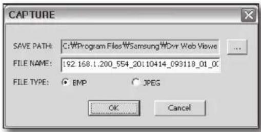 Hanwha SRD-443 - SAVIng the IIVe Screen on the Pc - 2