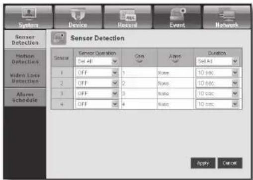 Hanwha SRD-443 - Sensor Detection - 1