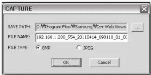 Hanwha SRD-443 - SAVIng the IIVe Screen on the Pc - 2
