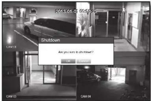 Hanwha SRD-443 - Shutting Down the System - 1