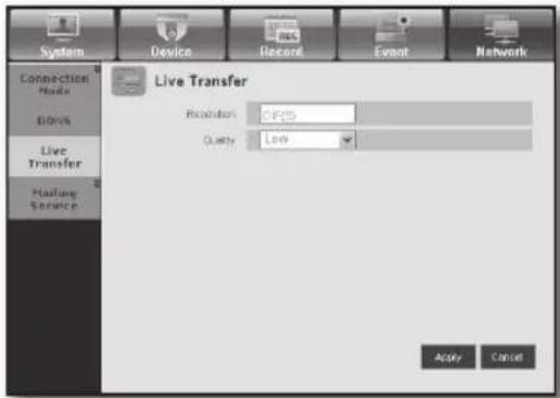 Hanwha SRD-443 - • Live Transfer - 1
